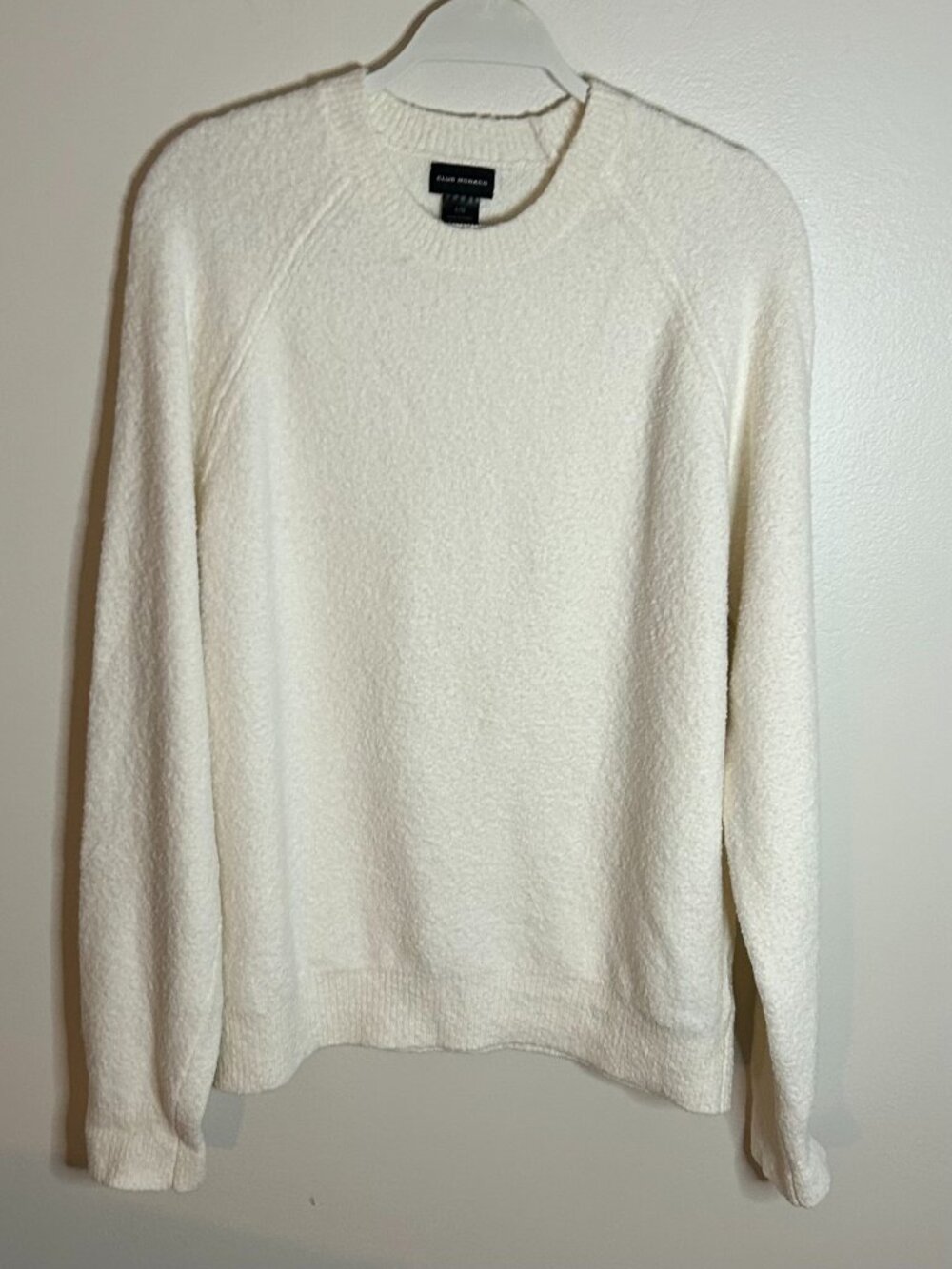 Club Monaco Women's Crew Neck in White Color Size Large